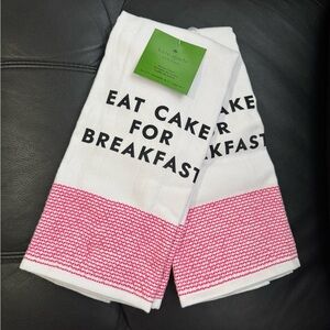 Kate Spade “Eat Cake for Breakfast” Kitchen Towels!